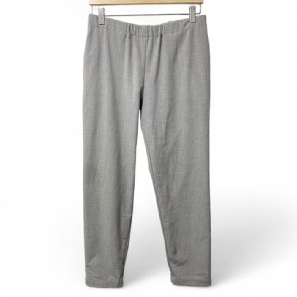 Ottod’Ame Tailored Elastic Waist Pants Gray Made in Italy — Size US 6